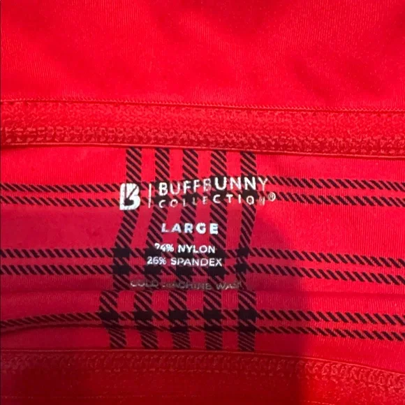 BuffBunny Red Plaid Top - Picture 2 of 3